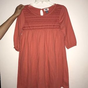 Old navy orange dress size kids 10-12